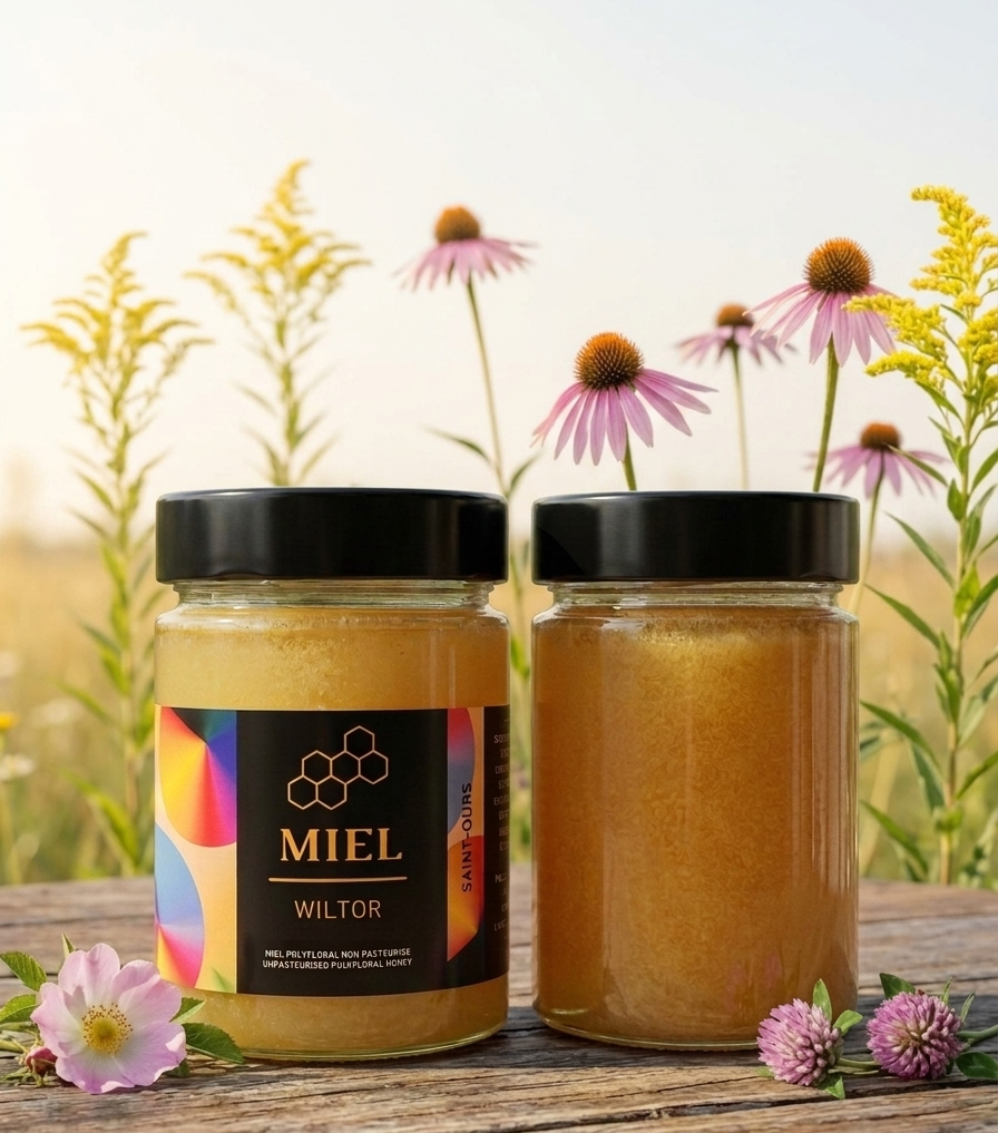 Miel Wiltor | Miel d'Été Polyfloral Non Pasteurisé & Cru - Image 1